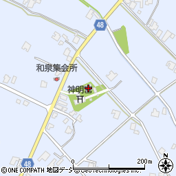 長谷川・神職周辺の地図