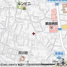 長野県長野市栗田47周辺の地図