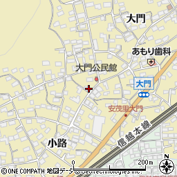 長野県長野市安茂里1288周辺の地図