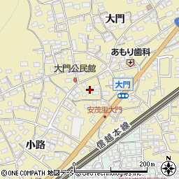 長野県長野市安茂里1278-イ周辺の地図