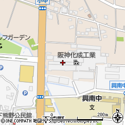 阪神化成工業株式会社　生産管理部周辺の地図