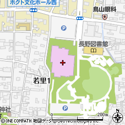 ホクト文化ホール（長野県県民文化会館）周辺の地図