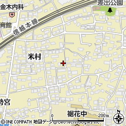 長野県長野市安茂里米村1840周辺の地図