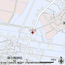 八田北周辺の地図