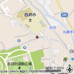 栃木県宇都宮市白沢町1630周辺の地図