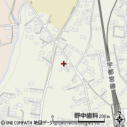 栃木県塩谷郡高根沢町宝積寺2476周辺の地図