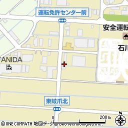石川県金沢市東蚊爪町ラ44周辺の地図