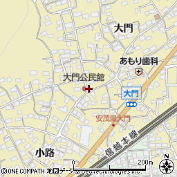 長野県長野市安茂里1281周辺の地図