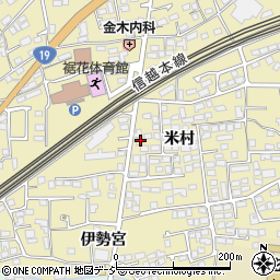 長野県長野市安茂里米村1813周辺の地図