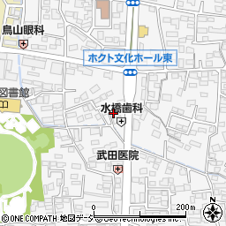 長野県長野市栗田184周辺の地図