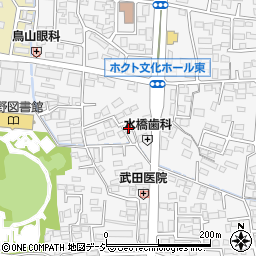 長野県長野市栗田185周辺の地図
