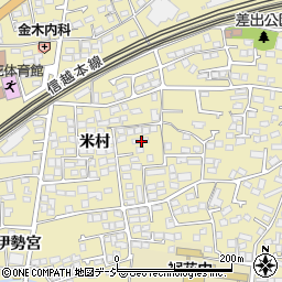 長野県長野市安茂里米村1841周辺の地図