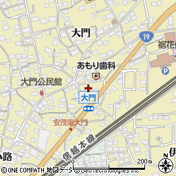 長野県長野市安茂里1233周辺の地図
