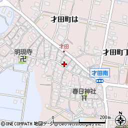 石川県金沢市才田町甲173周辺の地図