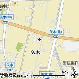 富山県砺波市矢木288周辺の地図