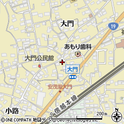 長野県長野市安茂里1241周辺の地図