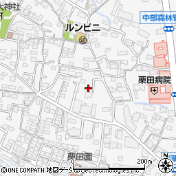 長野県長野市栗田53周辺の地図