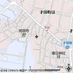 石川県金沢市才田町甲190周辺の地図