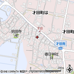 石川県金沢市才田町甲183周辺の地図