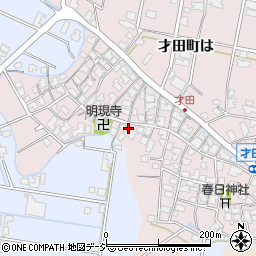 石川県金沢市才田町甲196周辺の地図