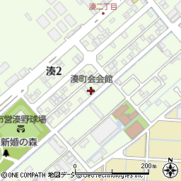 湊町会会館周辺の地図