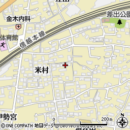長野県長野市安茂里1841-4周辺の地図