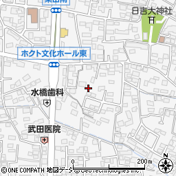 長野県長野市栗田161周辺の地図