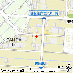 石川県金沢市東蚊爪町ラ42周辺の地図