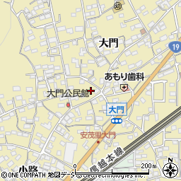 長野県長野市安茂里1265周辺の地図