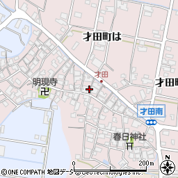 石川県金沢市才田町甲188周辺の地図