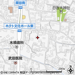 長野県長野市栗田155周辺の地図