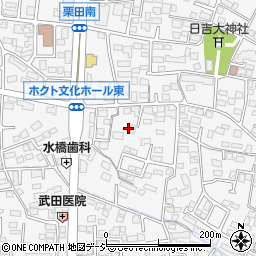 長野県長野市栗田155-6周辺の地図