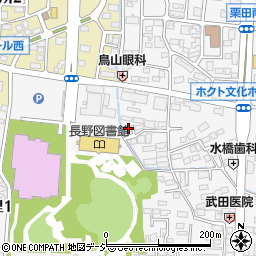長野県長野市栗田210周辺の地図
