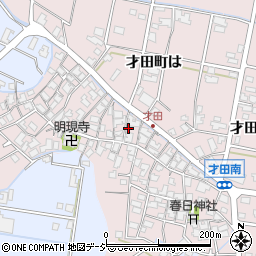 石川県金沢市才田町甲187周辺の地図
