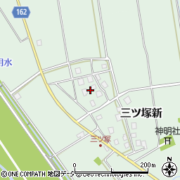富山県中新川郡立山町三ツ塚周辺の地図
