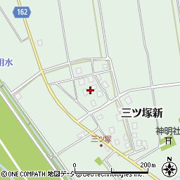 富山県立山町（中新川郡）三ツ塚周辺の地図