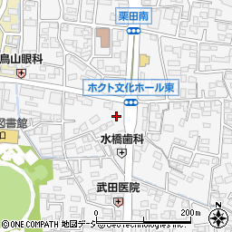 長野県長野市栗田189周辺の地図