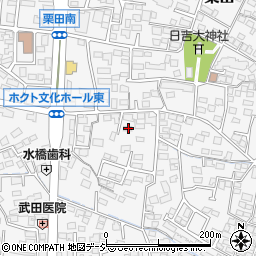 長野県長野市栗田154周辺の地図