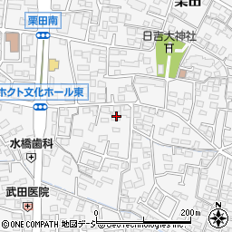 長野県長野市栗田152周辺の地図