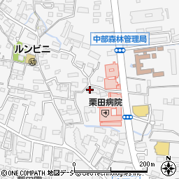 長野県長野市栗田686周辺の地図