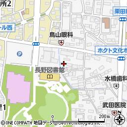 長野県長野市栗田213周辺の地図