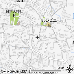 長野県長野市栗田596周辺の地図