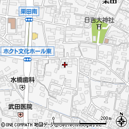 長野県長野市栗田153周辺の地図