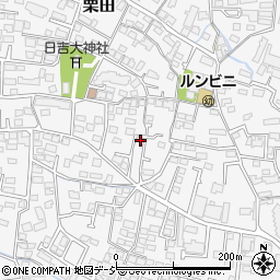 長野県長野市栗田586周辺の地図