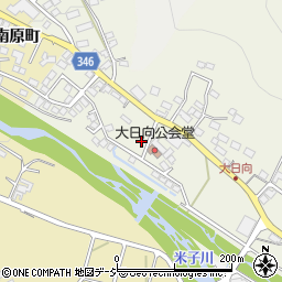 長野県須坂市大日向町43周辺の地図