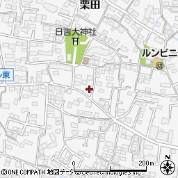 長野県長野市栗田558-14周辺の地図