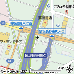 セブンイレブン須坂インター店周辺の地図