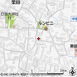 長野県長野市栗田604周辺の地図