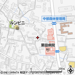 長野県長野市栗田631周辺の地図