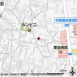 長野県長野市栗田626周辺の地図